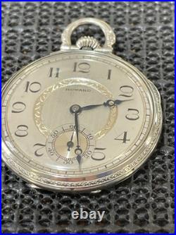 Howard Keystone Model 1921 Series 15 Pocket Watch 10s 19j Keystone Case Runs