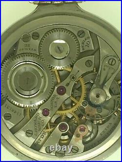 Howard Keystone Series 10 21j Rr Pocket Watch 16s Gold Filled Case Super Clean