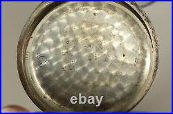 Huge & Beautiful Russian 19th Century Silver Hunter Pocket Watch Case Only63mm