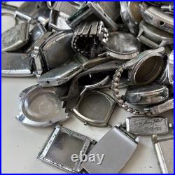 Huge Lot Watchmaker Replacement Cases Repair Parts Art Deco Pocket Watch Bulk