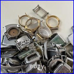 Huge Lot Watchmaker Replacement Cases Repair Parts Art Deco Pocket Watch Bulk