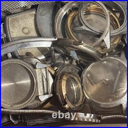 Huge Lot Watchmaker Replacement Cases Repair Parts Art Deco Watch Parts Bulk