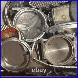 Huge Lot Watchmaker Replacement Cases Repair Parts Art Deco Watch Parts Bulk