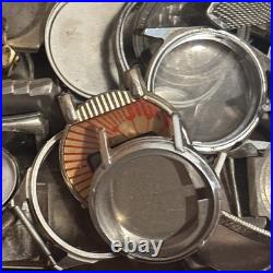 Huge Lot Watchmaker Replacement Cases Repair Parts Art Deco Watch Parts Bulk