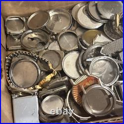 Huge Lot Watchmaker Replacement Cases Repair Parts Art Deco Watch Parts Bulk