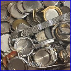 Huge Lot Watchmaker Replacement Cases Repair Parts Art Deco Watch Parts Bulk
