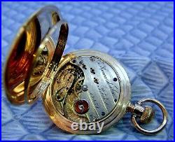 Huge N sz (18) E. Howard & Co. Series IV 14K Gold Hunter Case Pocket Watch