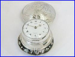 Huge verge fusee Pocket Watch George Prior London with 4 cases year 1806