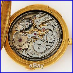 Humbert Ramuz 18K Gold Minute Repeater Chronograph Griffon High Relief Case 53mm