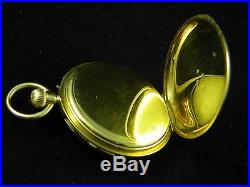 Hunt & Roskell Pocket Watch 18k Gold 1/2 Hunter Case 1860s -Sound Bell, Repeater