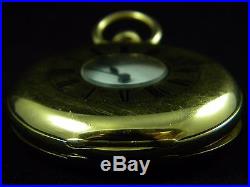 Hunt & Roskell Pocket Watch 18k Gold 1/2 Hunter Case 1860s -Sound Bell, Repeater