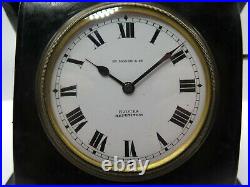 Hy Moser 8 day quarter repeating travel pocket watch in steel and leather case