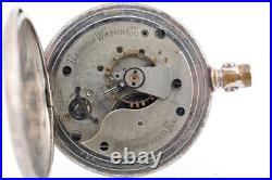 ILLINOIS 18s 11j, Gr. 99, RARE EARLY BICYCLE ENGRAVED CASE POCKET WATCH (BS)