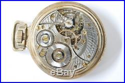 ILLINOIS Pocket Watch Grade 806 Model 9 21J 16S Working 10K GF Case