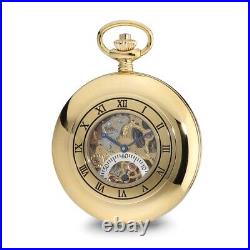 IP-plated Open Heart 53mm Case Pocket Watch 0.5g L-14.5mm Christmas Gift for Her
