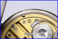 IWC Schaffhausen. 900 Silver Probus High Grade Pocket Watch Fancy Open Face Case