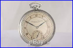 IWC vintage pocket watch! Two tone dial! IWC caliber 67! Art Deco steel case