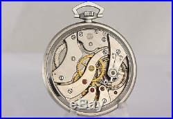 IWC vintage pocket watch! Two tone dial! IWC caliber 67! Art Deco steel case