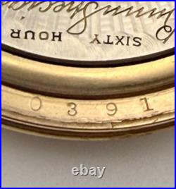 Ilinois Bunn Special 21J 16s Pocket Watch Type III Model 14 RUNS GF Case