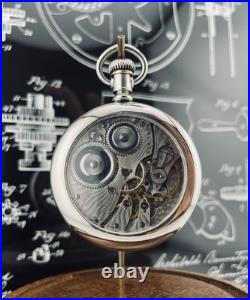 Illinois 12s 17 Jewel Pocket Watch in a Swing out Display Back Case