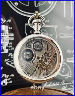 Illinois 12s 17 Jewel Pocket Watch in a Swing out Display Back Case