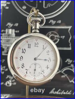 Illinois 12s 17 Jewel Pocket Watch in a Swing out Display Back Case