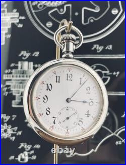 Illinois 12s 17 Jewel Pocket Watch in a Swing out Display Back Case