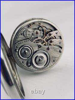 Illinois 12s 17 Jewel Pocket Watch in a Swing out Display Back Case