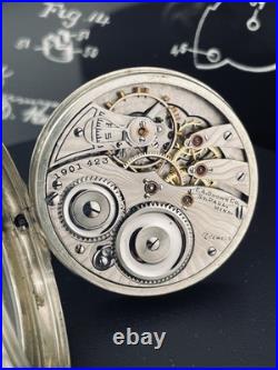 Illinois 12s 17 Jewel Pocket Watch in a Swing out Display Back Case