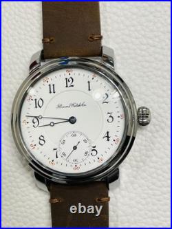 Illinois 16s 19j Pocket Watch Movement in a Marriage Display Back Case