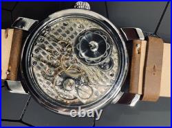 Illinois 16s 19j Pocket Watch Movement in a Marriage Display Back Case