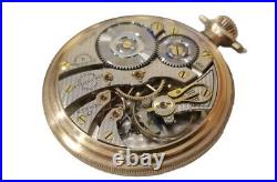 Illinois 16s Pocket Watch 17j Gold Filled Case Montgomery Dial Grade 706