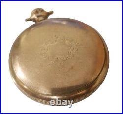 Illinois 16s Pocket Watch 17j Gold Filled Case Montgomery Dial Grade 706