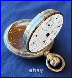 Illinois 18s 17J Pocket Watch 1903 Grade 65 Runs Brackl Frayser LA Fortune Case