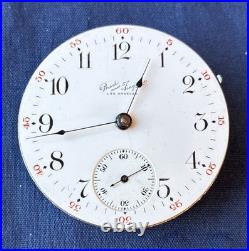 Illinois 18s 17J Pocket Watch 1903 Grade 65 Runs Brackl Frayser LA Fortune Case