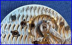 Illinois 18s 17J Pocket Watch 1903 Grade 65 Runs Brackl Frayser LA Fortune Case