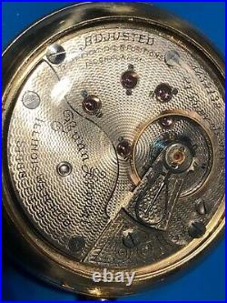 Illinois 18s 21 Jewel Bunn Special Pocket Watch, Display Back Case