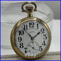 Illinois 21J Bunn Special Pocket Watch Illinois Case