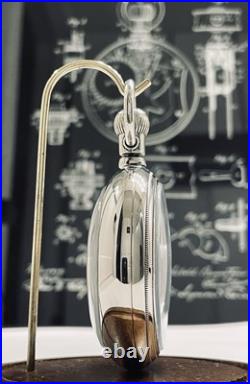 Illinois 24j Bunn Special 18s Model 6 Pocket Watch in a Display Back Case