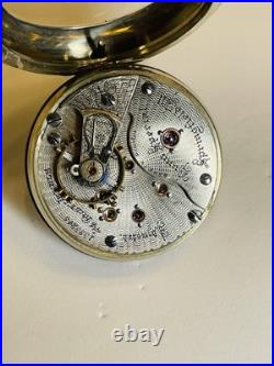 Illinois 24j Bunn Special 18s Model 6 Pocket Watch in a Display Back Case