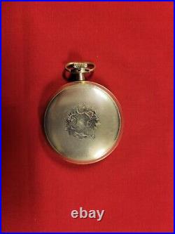 Illinois Adj Temp 17 Jewel 16s Model 7 Pocket Watch SN 4866621 Victory Case Runs