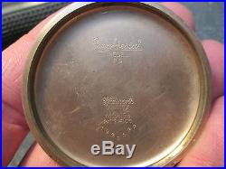 Illinois BUNN SPECIAL CASE 21J 60 HOUR MARKED ON DIAL & MOV Running Pocket Watch