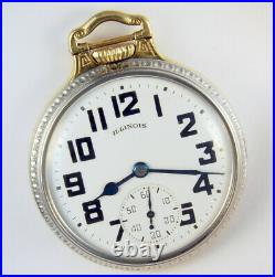 Illinois Bunn Special 161a 21j 60 Hour Rare Original Hamilton Cased Pocket Watch