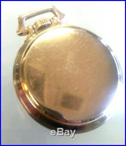 Illinois Bunn Special Elinvar 163A 60 Hour 23j Pocket Watch Case #107