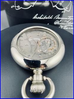 Illinois Bunn Special Pocket Watch 18s 21J in a Swing Out Display Back Case
