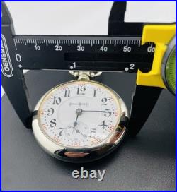 Illinois Bunn Special Pocket Watch 18s 21J in a Swing Out Display Back Case