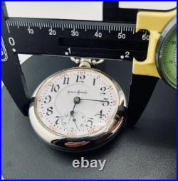 Illinois Bunn Special Pocket Watch 18s 21J in a Swing Out Display Back Case