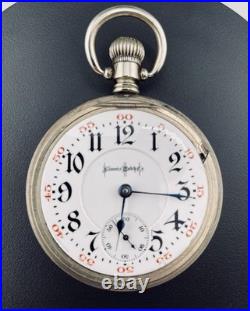 Illinois Bunn Special Pocket Watch 18s 21J in a Swing Out Display Back Case
