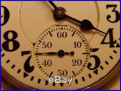 Illinois Bunn Special Type III 60 Hour Railroad Grade Pocket Watch Model 29 Case