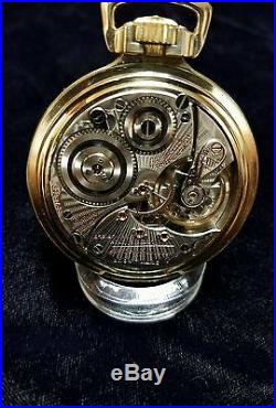 Illinois Bunn special 23 Jewel 60 hour railroad pocket watch (mainliner case)
